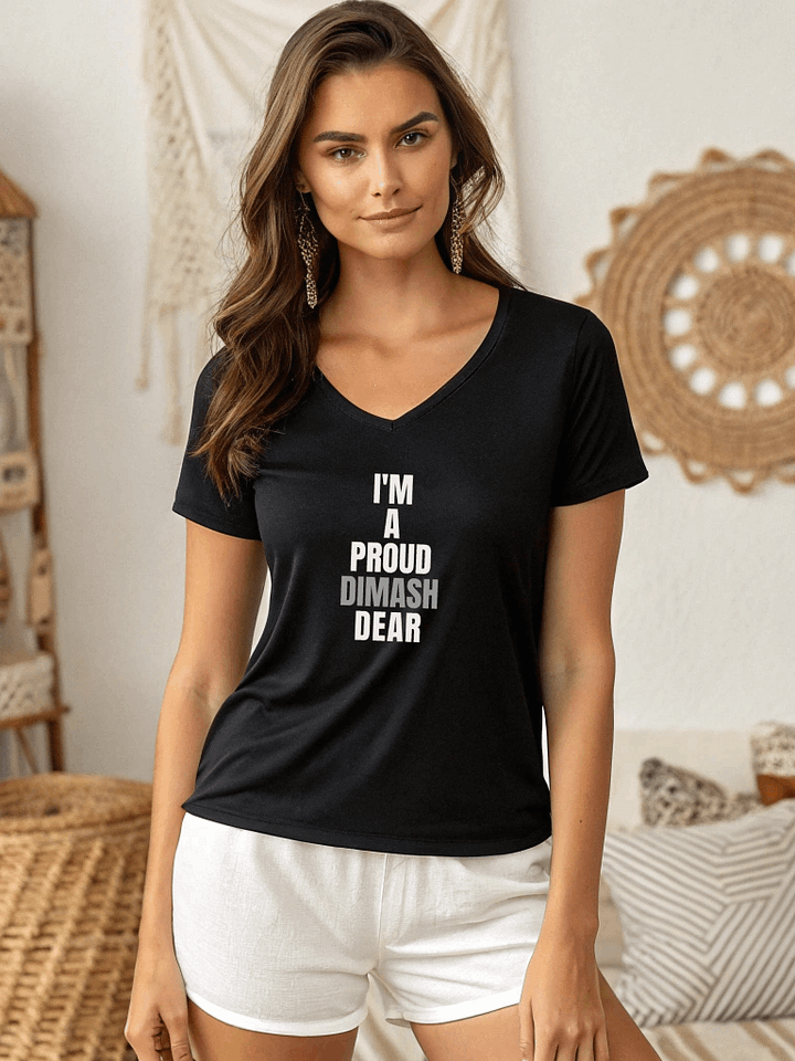 Singer From Kazakhstan Bella Canvas Unisex V-Neck product image (6)