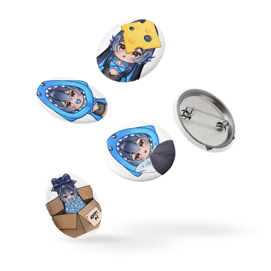 Chibi Button Pin Set (5) product image (14)