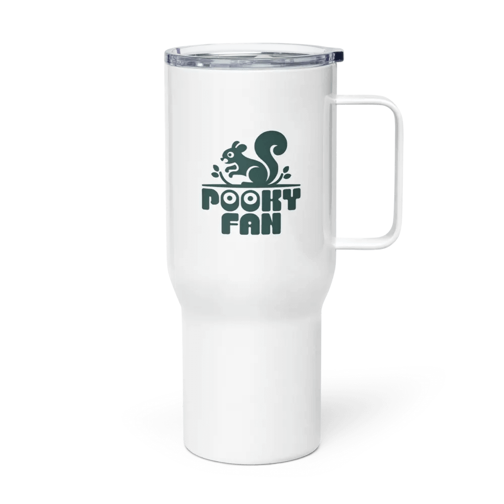 POOFY FAN Squirrel Logo Travel Mug product image (4)