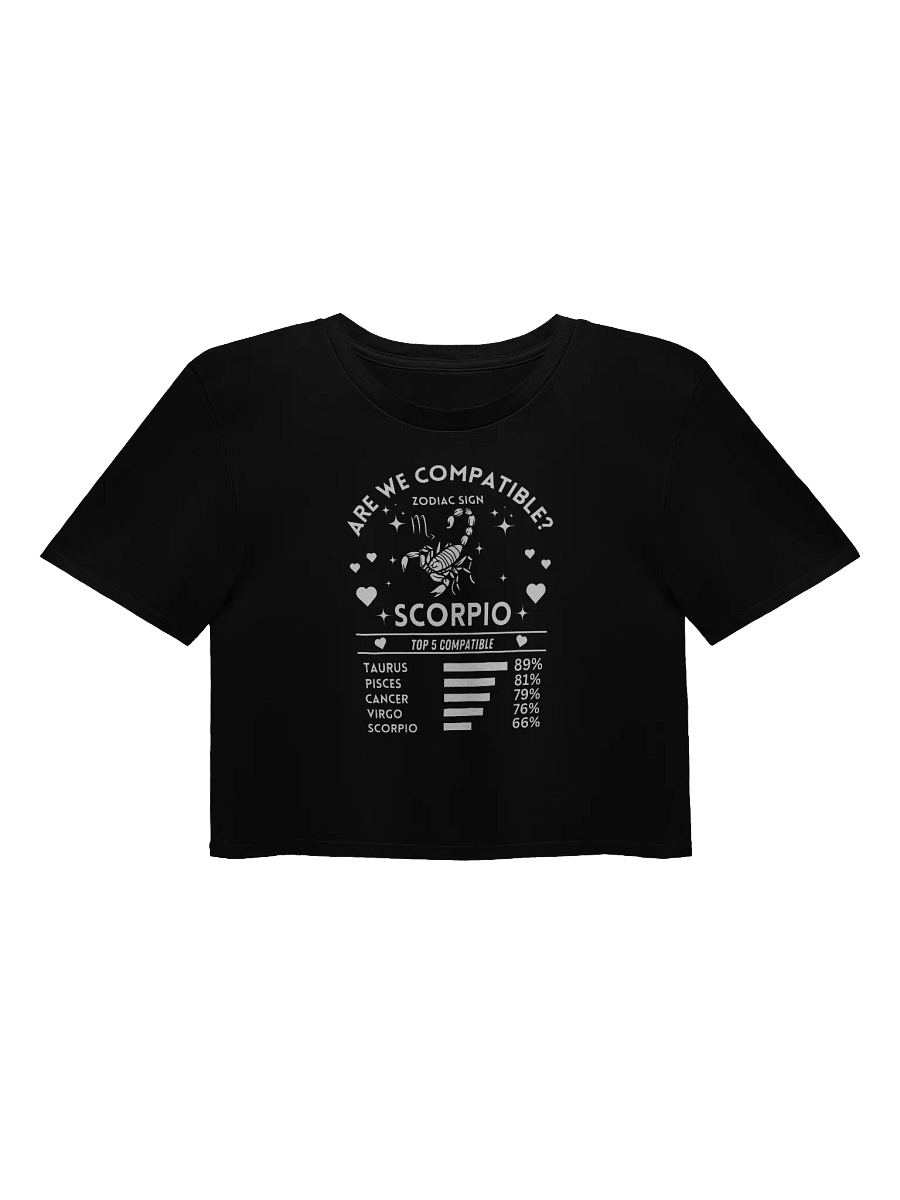 Scorpio Zodiac Sign Romantic Compatibility - AS Colour Women's Premium Crop Top product image (3)