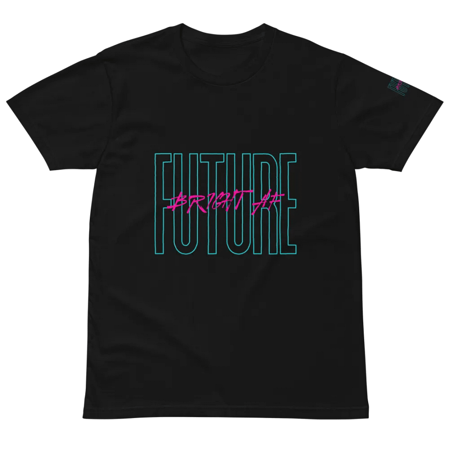 Future Bright AF Heavy weight Tees Unisex Designed by Anopa Silver product image (2)