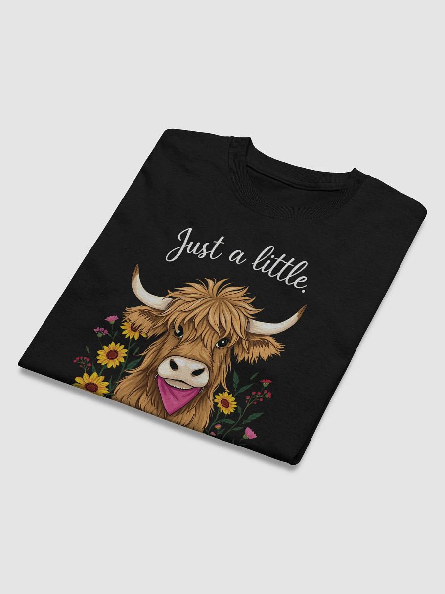 Just a Little Moody Highland Cow Easter T-Shirt product image (24)