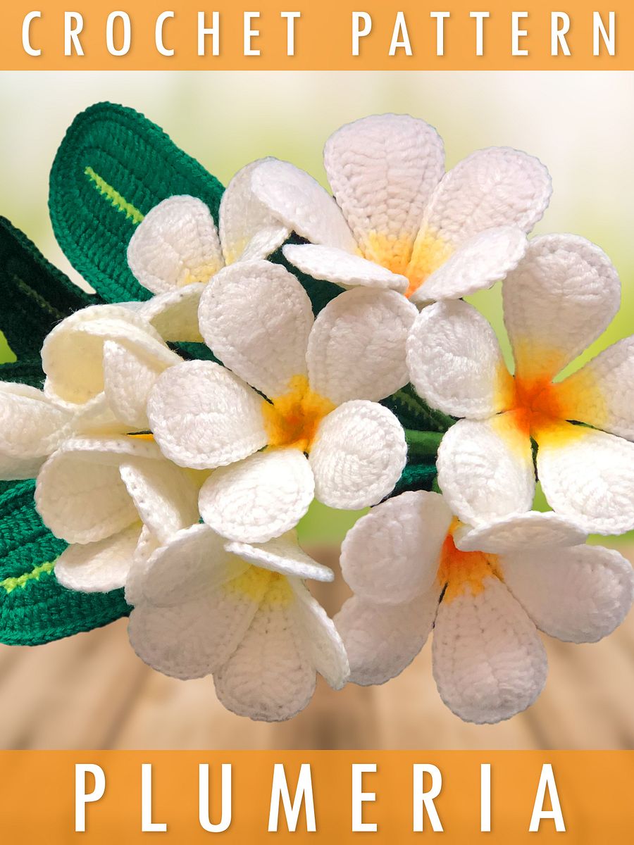 Crochet Plumeria Pattern product image (1)