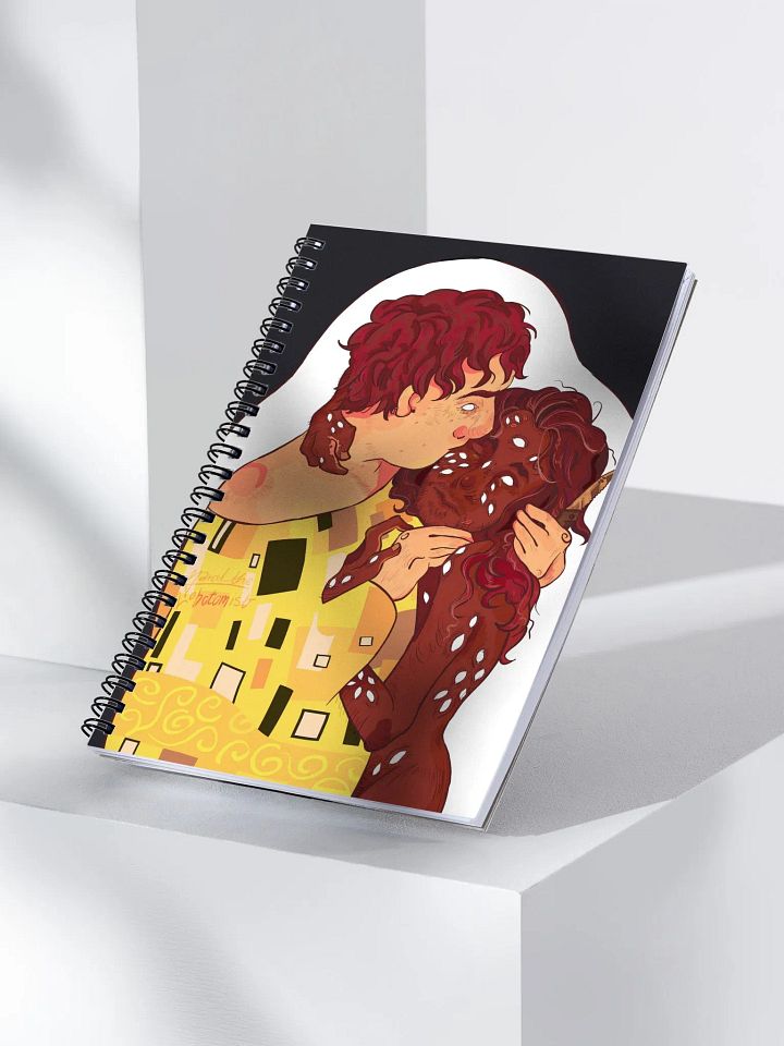 Jon and Martin, The Kiss ☆ Spiral-bound Notebook product image (2)