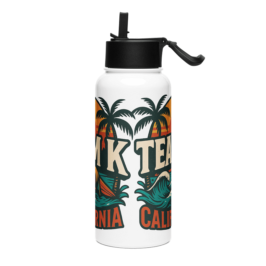TEAM K CALIFORNIA Stainless Steel Water Bottle with a Straw Lid product image (3)
