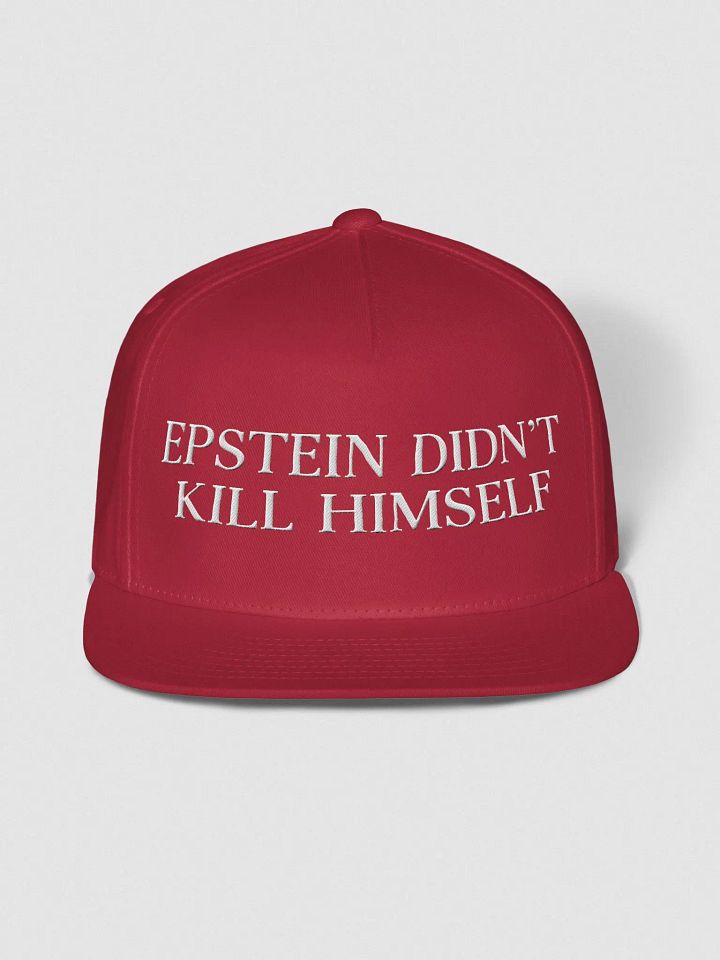 Epstein Didn’t Kill Himself Red fold hat product image (1)