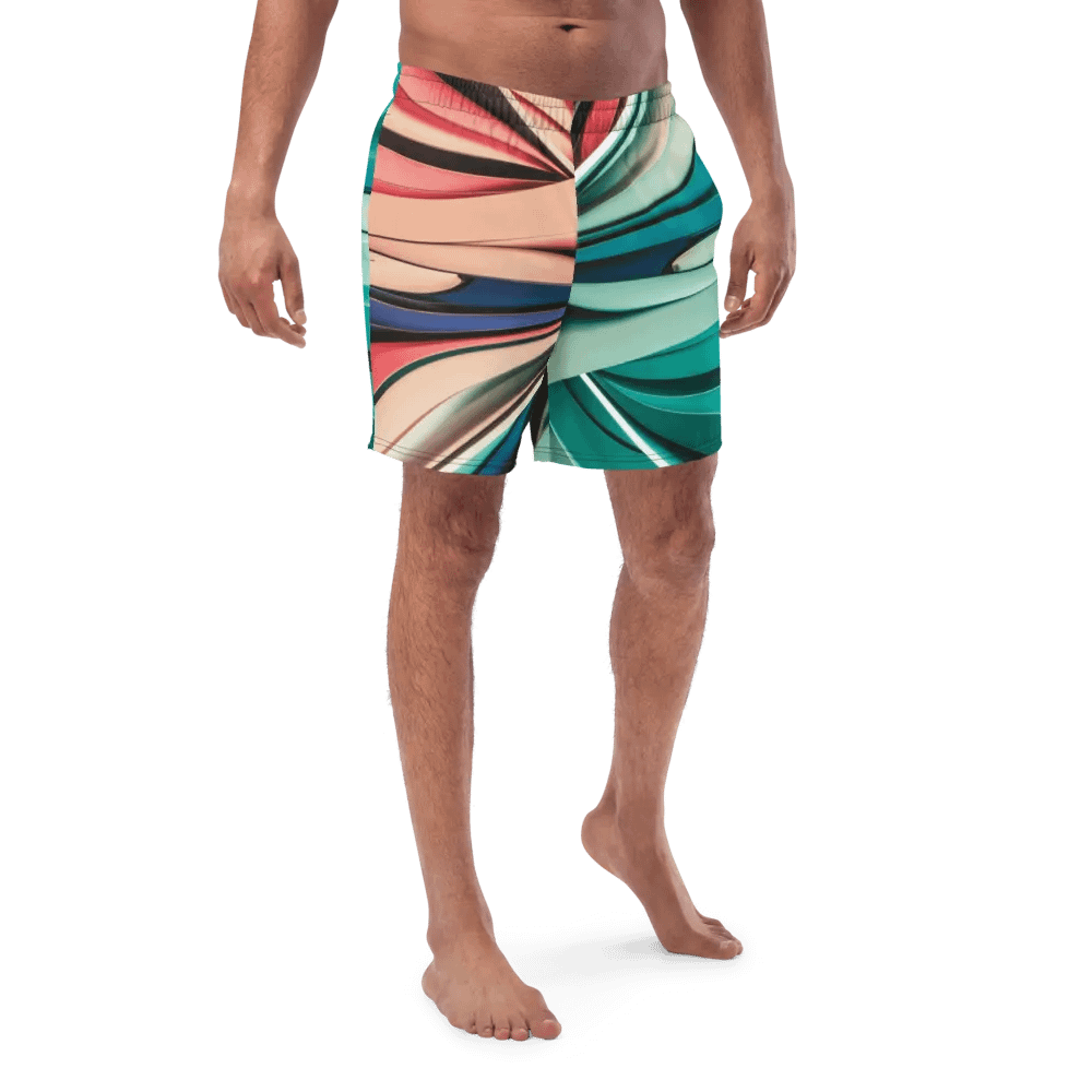 TDS Music Abstract Swim Trunks in Vibrant Colors (2XS-6XL) product image (4)