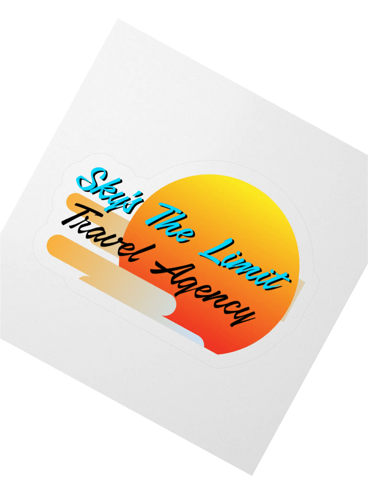Sky's The Limit Travel Agency Sticker product image (2)