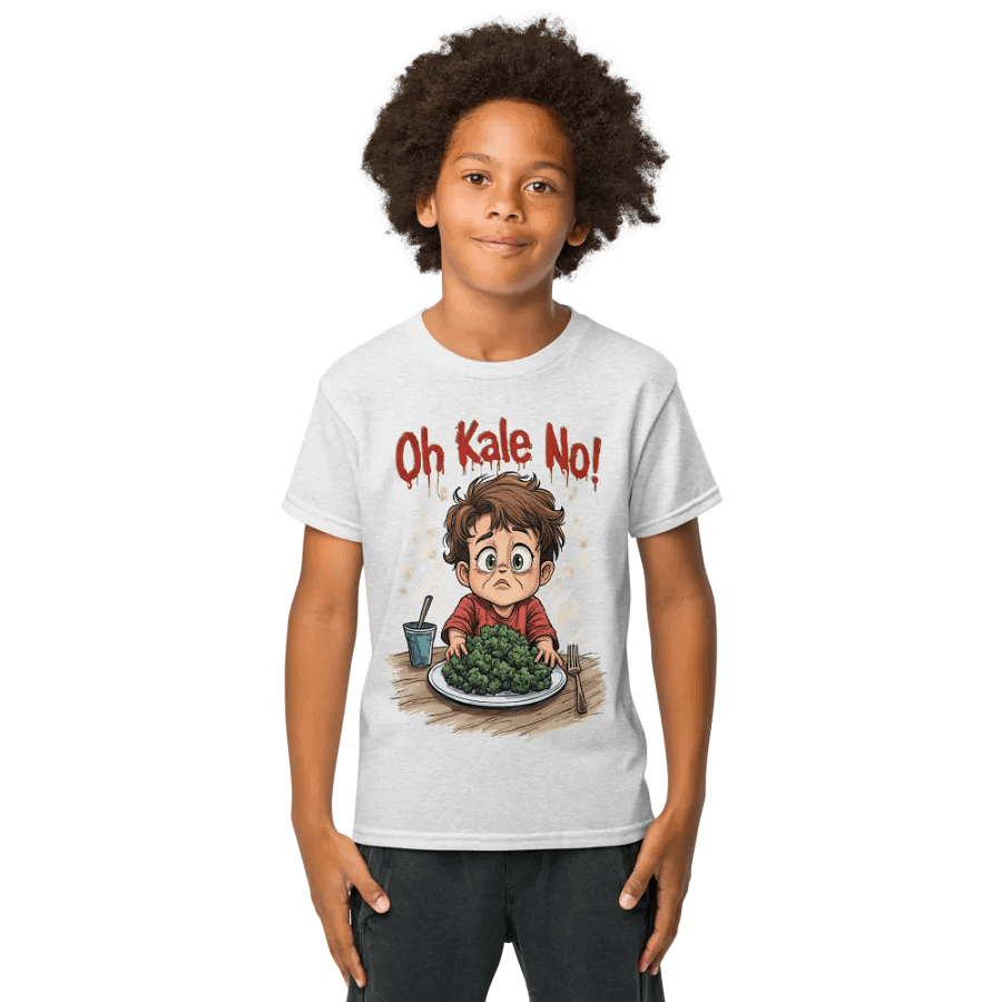 Oh Kale No! Youth Moisture-Wicking Sports Tee product image (9)