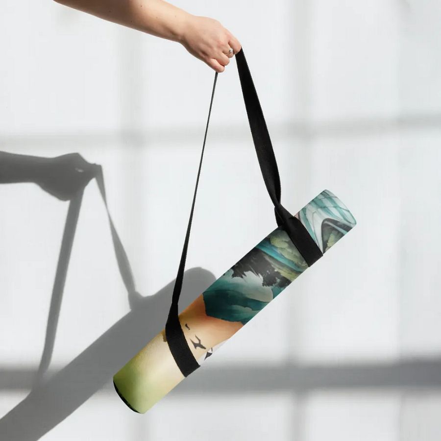 Fantasy Landscape Yoga Mat product image (7)