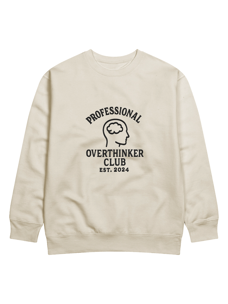 Professional Overthinker Club Emblem Sweatshirt product image (11)