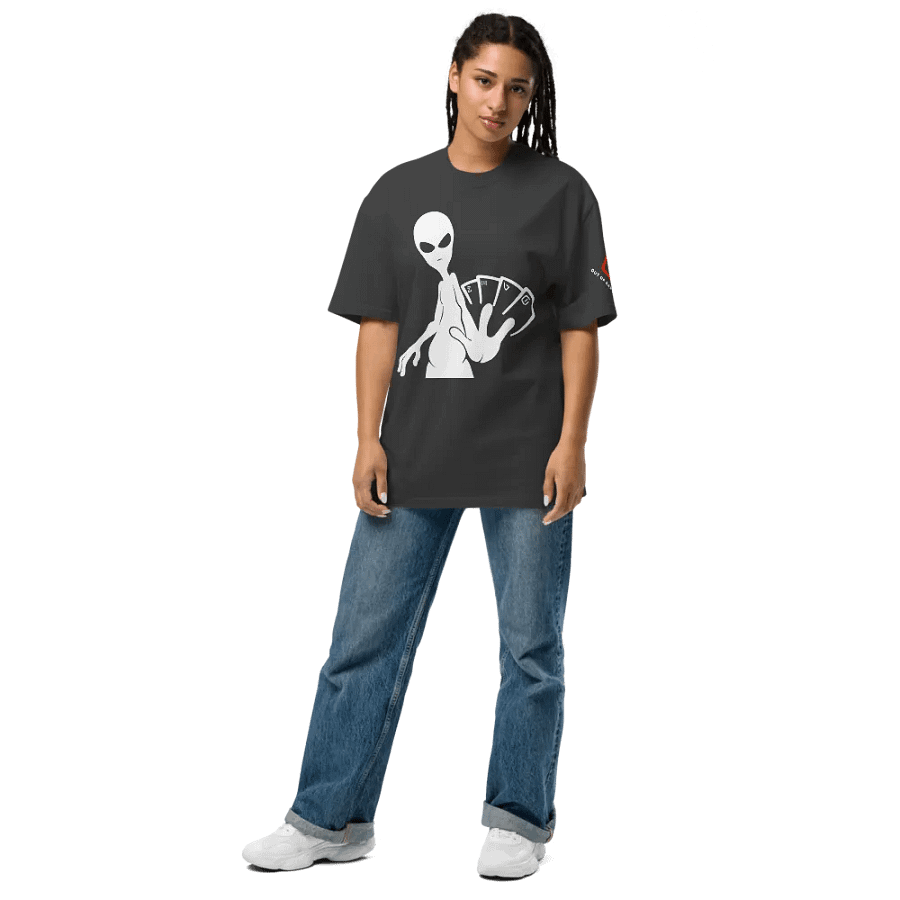 Focus Oversized Monochrome T-Shirt product image (7)