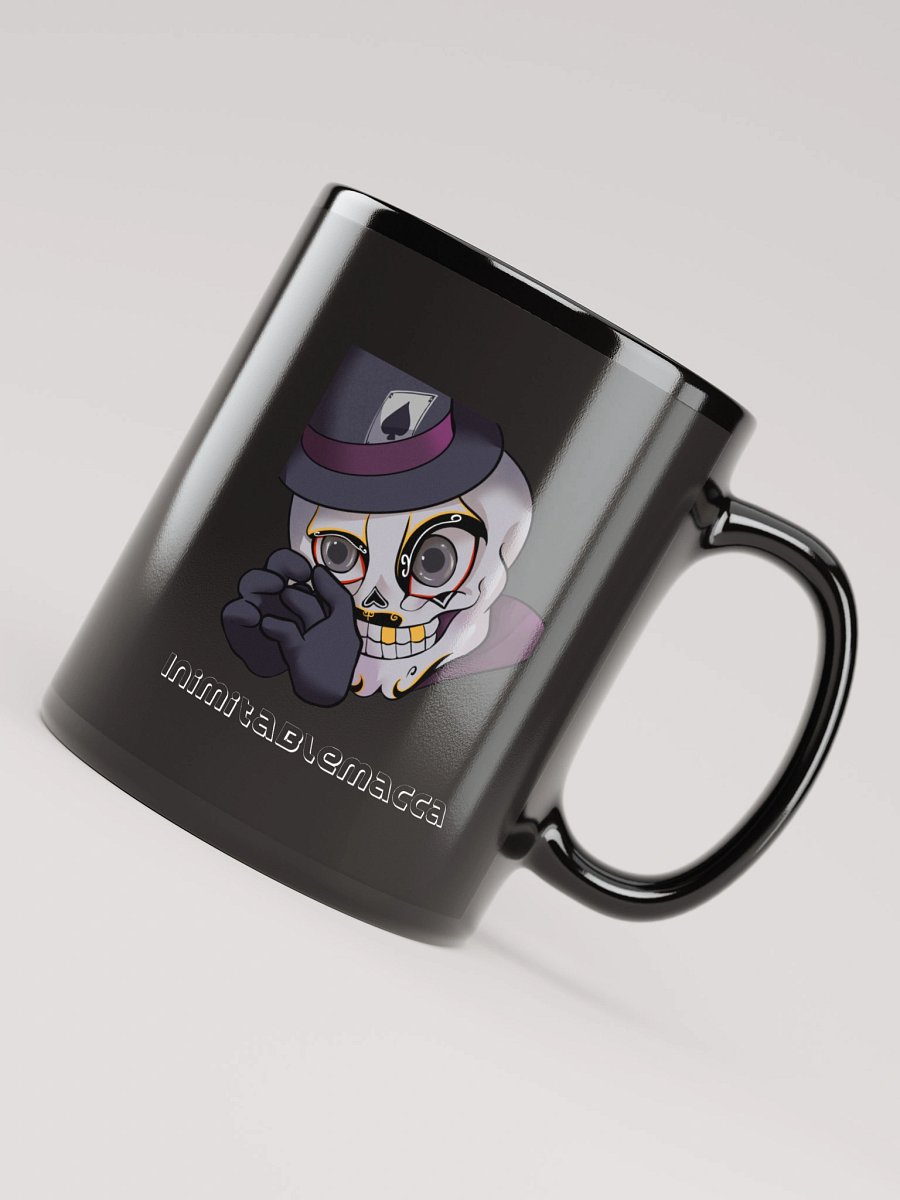 Macca's Ban and sus emote on black mug product image (4)