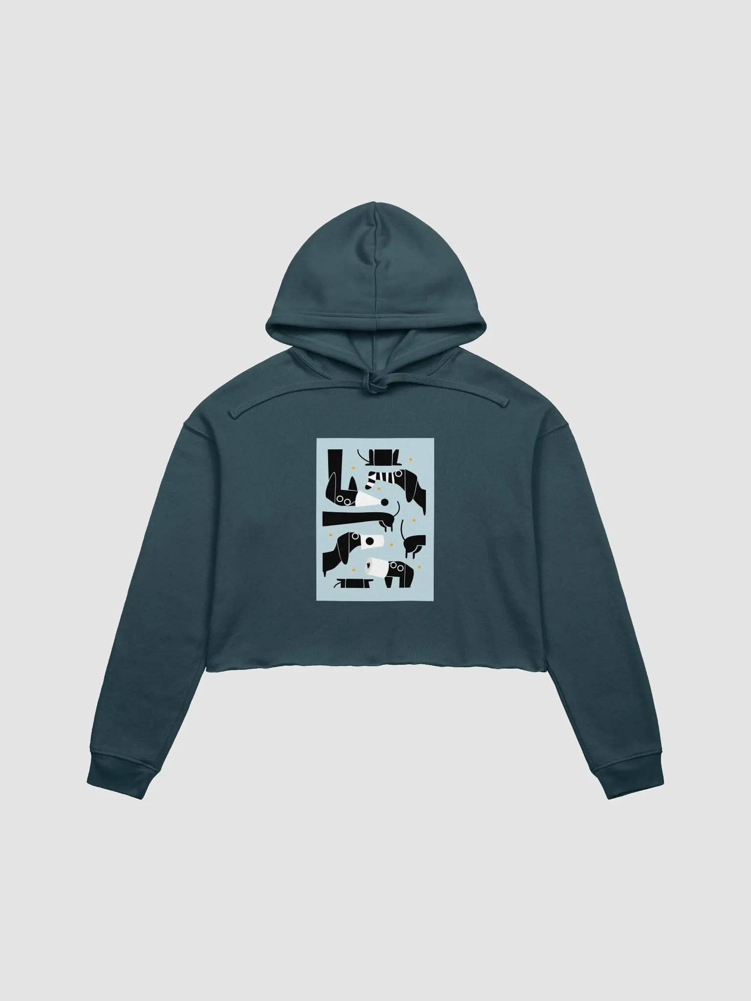 Playful Pup Paradise Crop Hoodie product image (5)