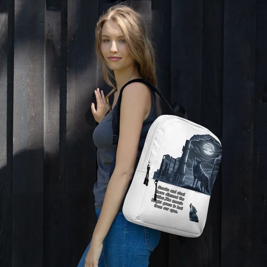 Lunar Lament All-Over Print Backpack product image (2)
