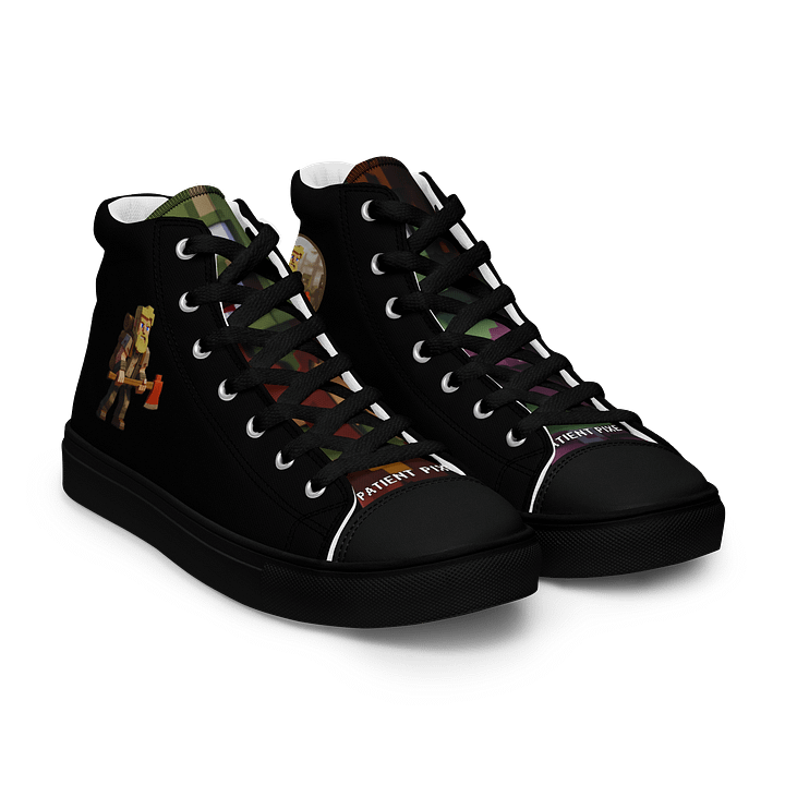 Patient PixelZ High Tops (Black Out) Womens product image (2)