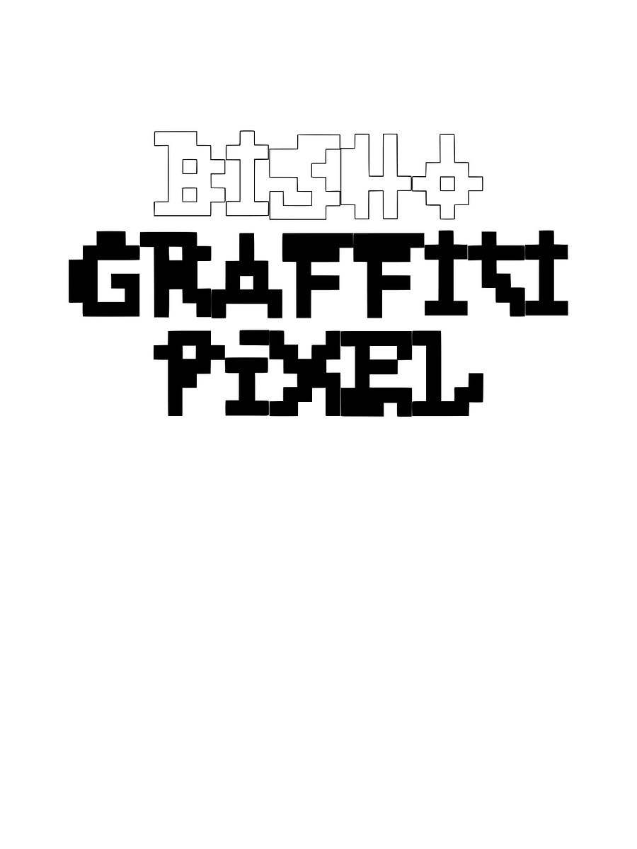 GRAFFITI FONTS PIXEL product image (1)