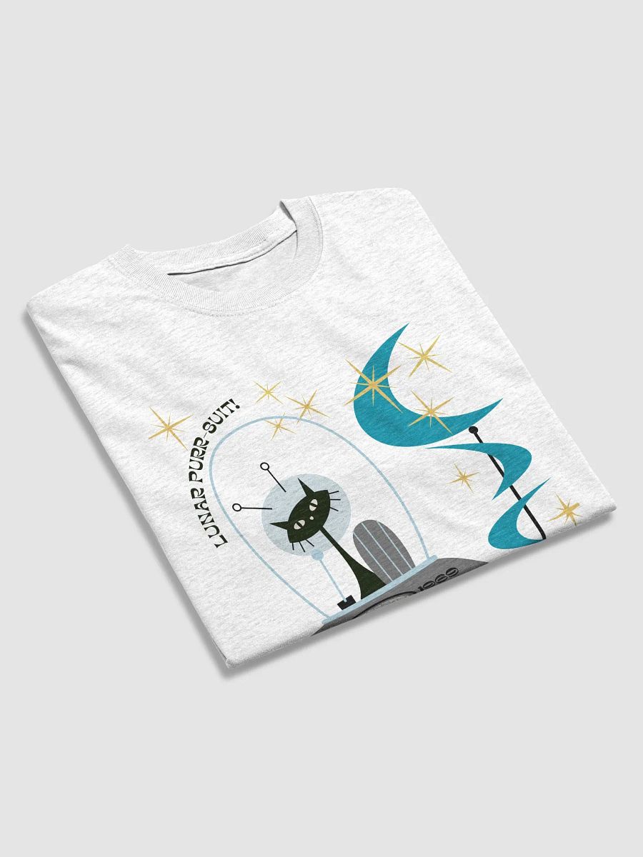 Whimsical Space Cat Rocket T-Shirt product image (3)