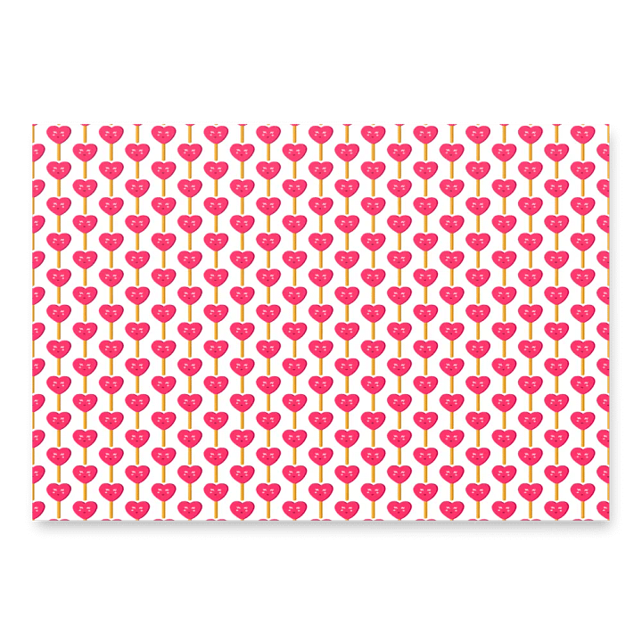 Sweet Love Treats Valentine Wrapping Paper – Set of 3 product image (2)