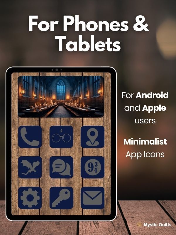 Ravenclaw Minimalist App Icon Pack for Phones and Tablets product image (2)