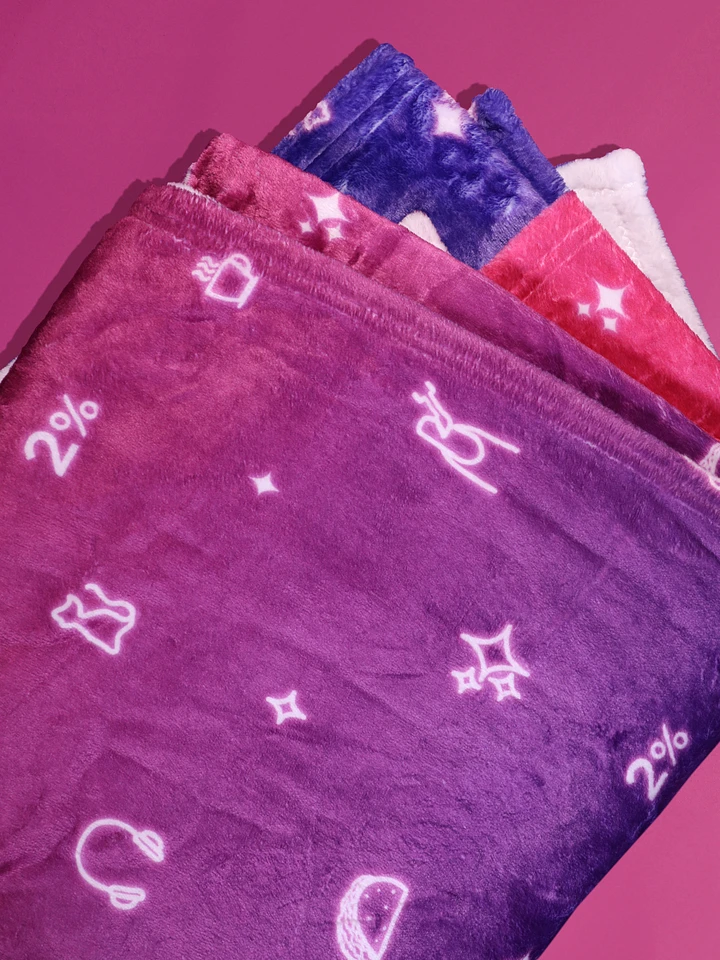 Simply Pink & Purple Cozy Vibes Blanket product image (1)