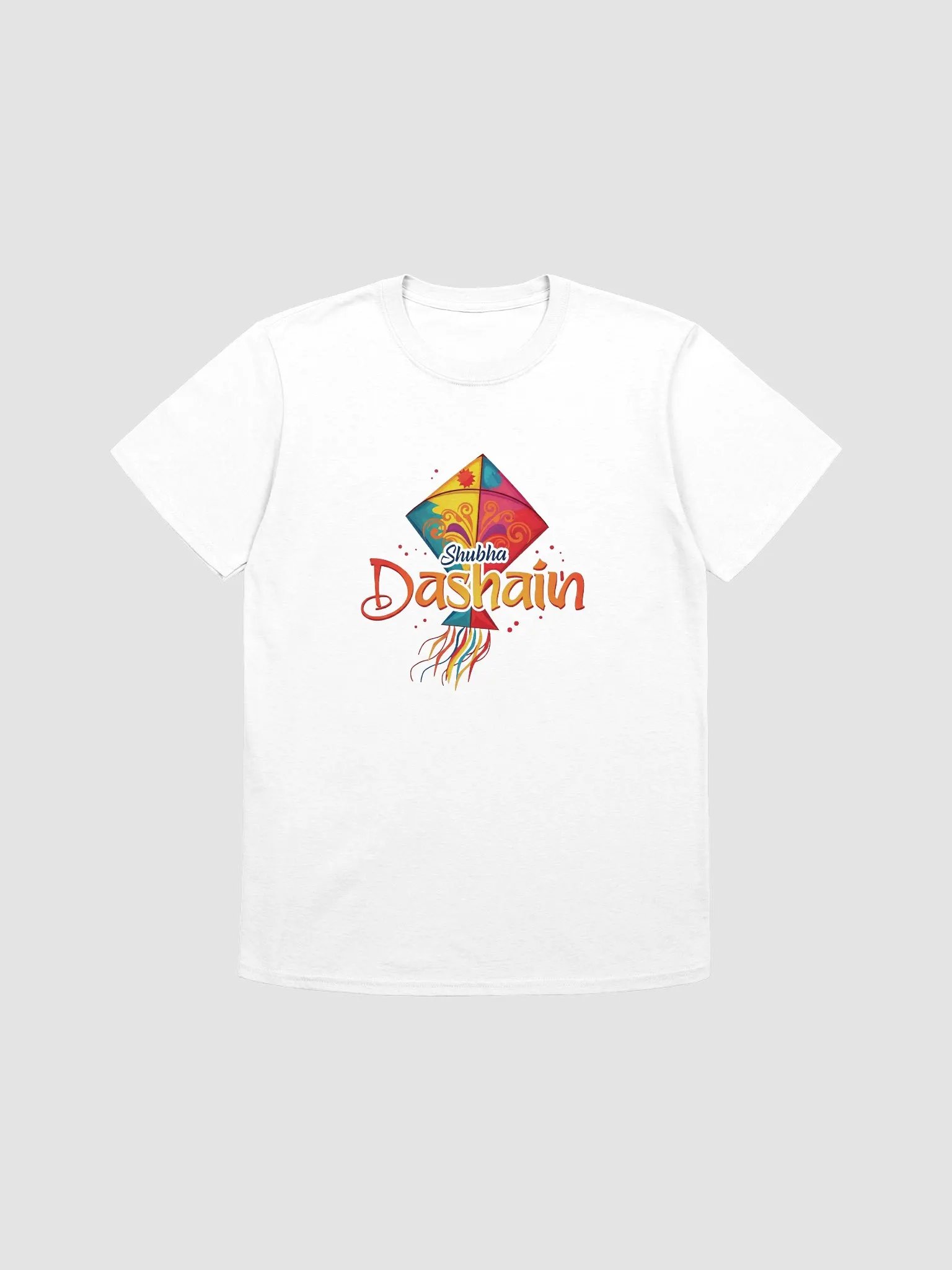 Happy Dashin T-shirt | White | Front + Back product image (1)