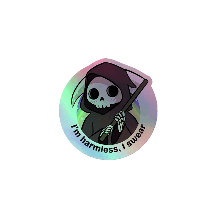 Grim Reaper Holographic Sticker product image (2)
