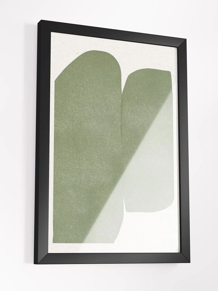 Organic Green Abstract Art Print | Contemporary Abstract Design for Home & Office Decor product image (1)