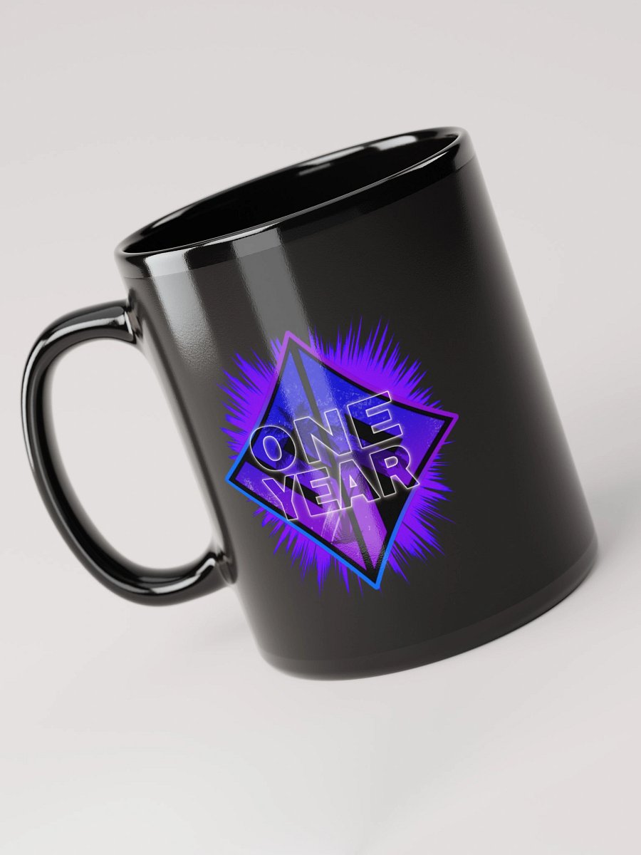 One Year OG Black Glossy Mug product image (2)