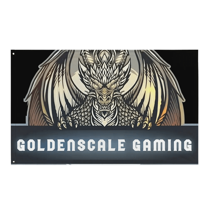 goldenScale Gaming Team Flag product image (1)