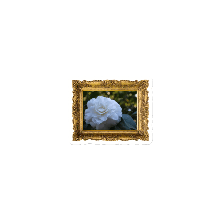 Golden Framed Camellia Magnet product image (1)