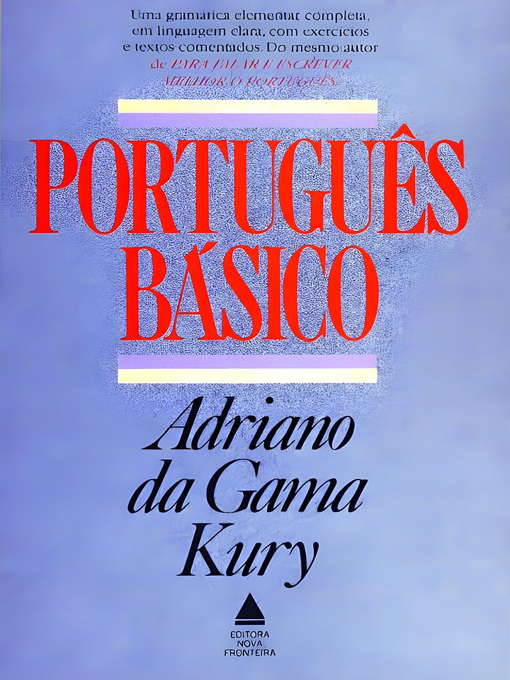 Português Básico (1990) by Adriano da Gama Kury product image (1)