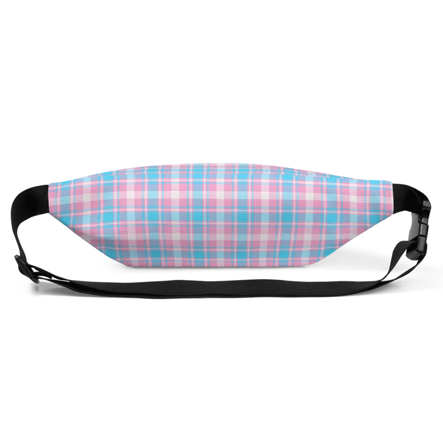 Baby Blue, Pink, and White Plaid Fanny Pack product image (4)