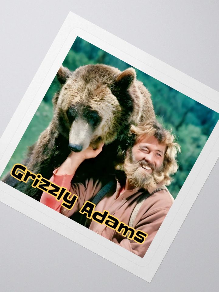Grizzly Adams Sticker product image (2)