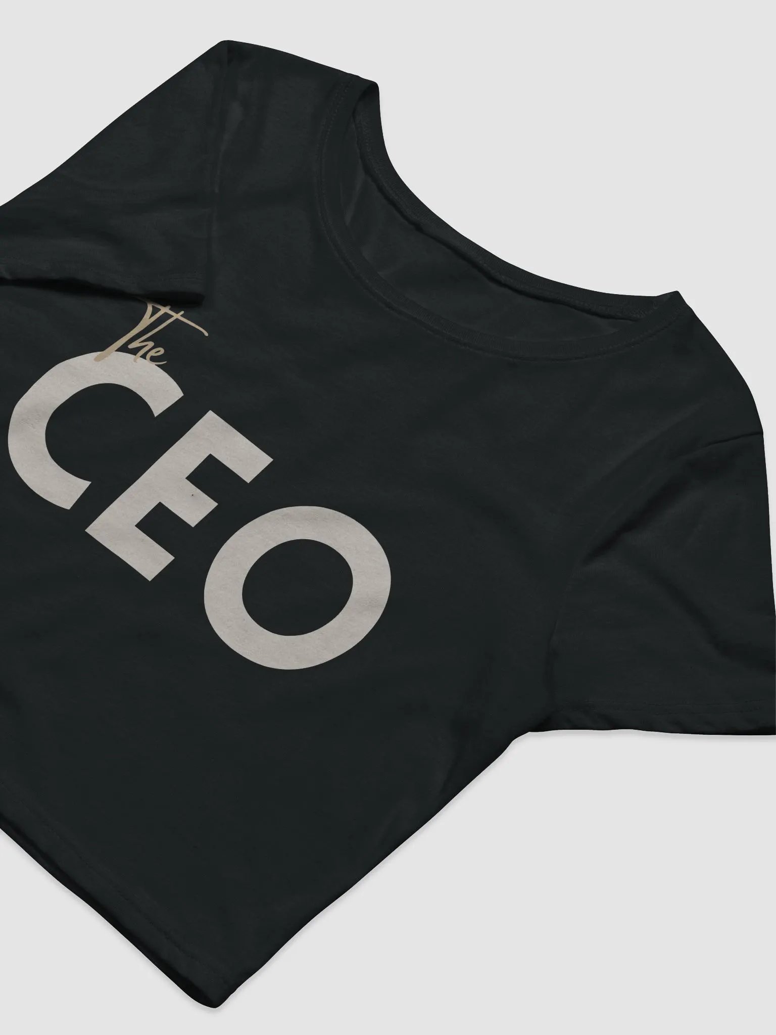 The CEO Cropped Tshirt - Black product image (3)