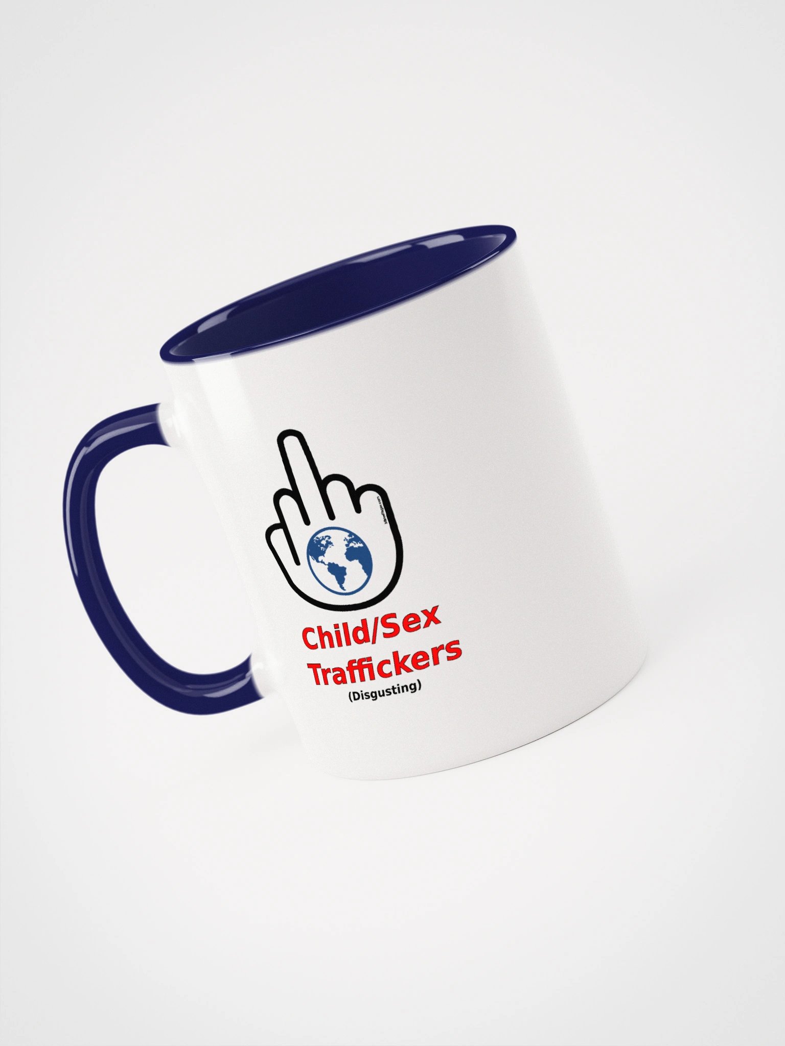 Two-tone Ceramic Mug-MisterFinger-Child-B product image (35)