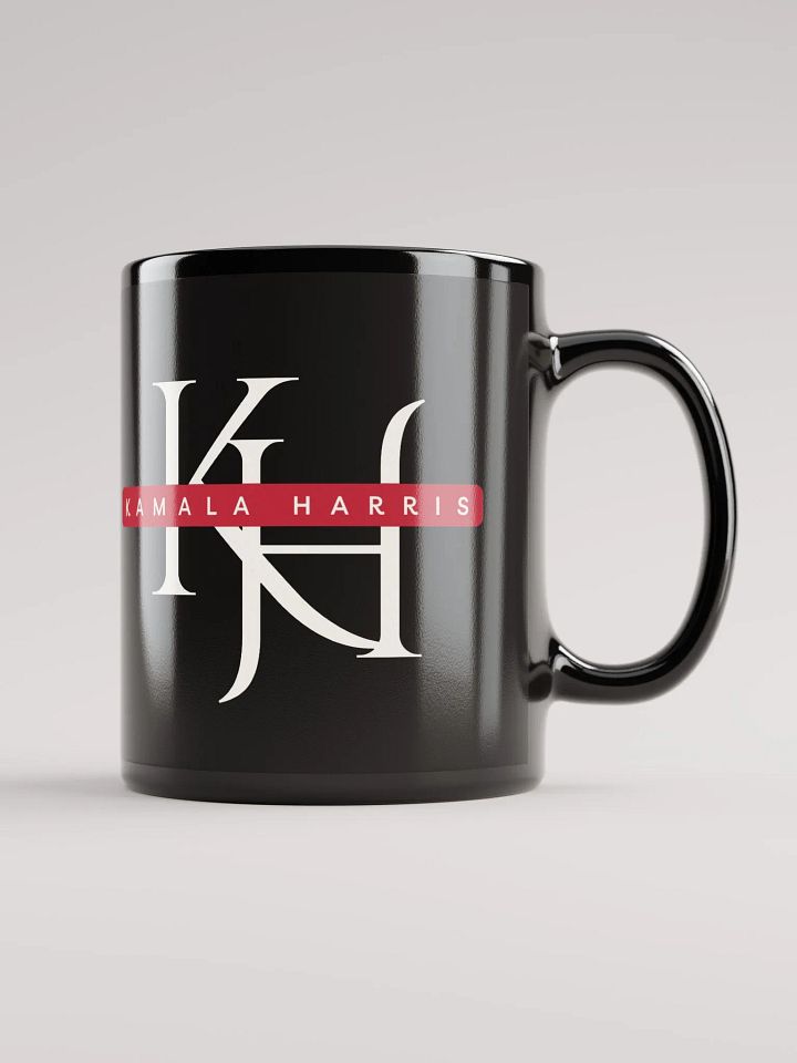 KAMALA HARRIS Black Glossy Mug product image (1)