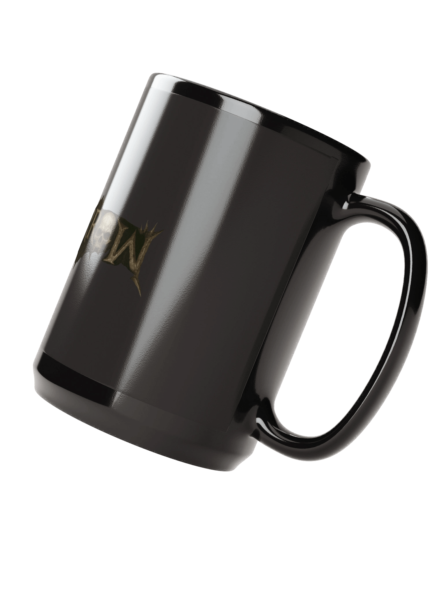 DREADMARROW Gothic Skull Black Glossy Mug product image (2)