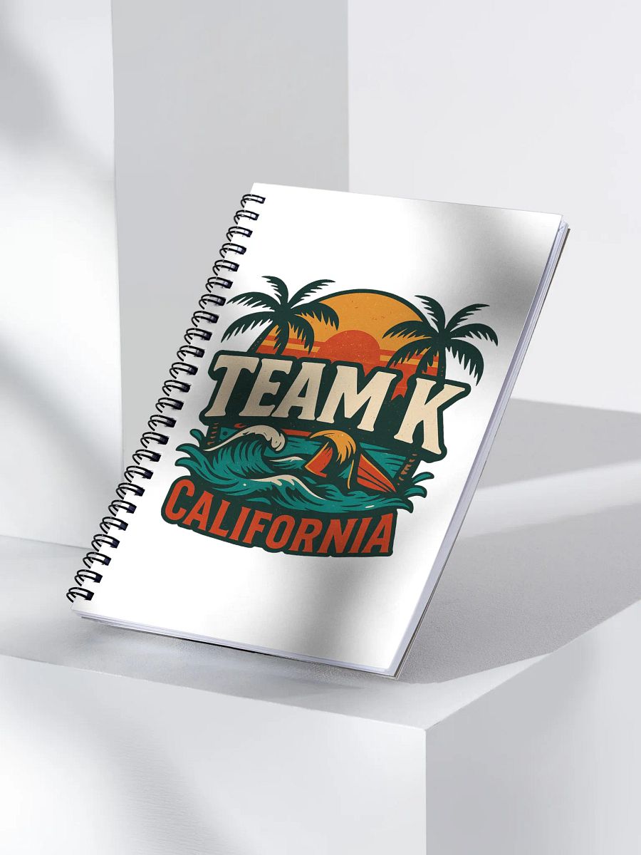 TEAM K CALIFORNIA Spiral Notebook product image (3)
