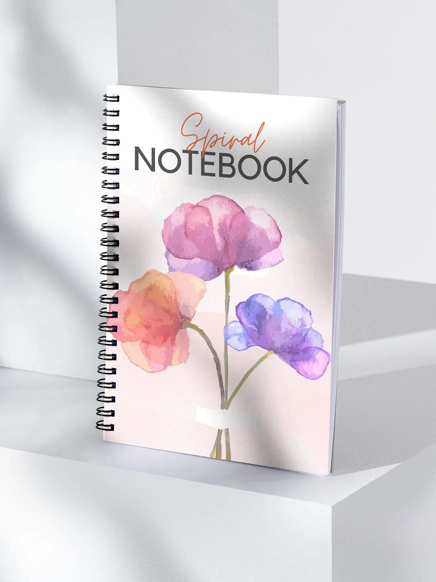 Floral Bliss Spiral Notebook product image (4)