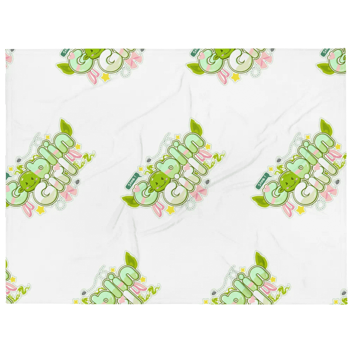 Goblin Girl Logo Throw Blanket product image (1)