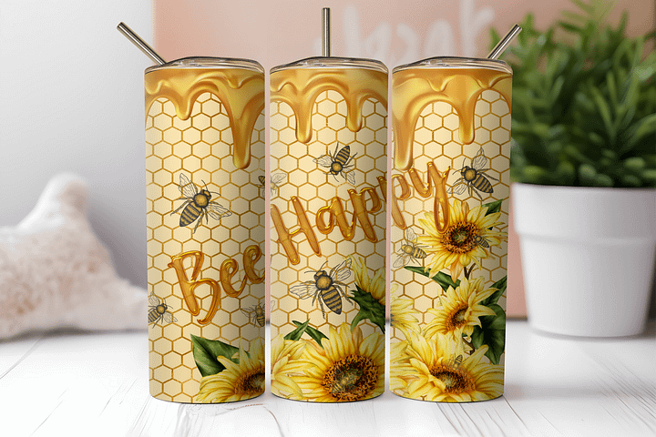 Honeybee Happiness Tumbler product image (2)