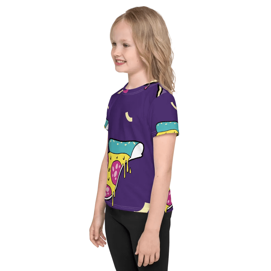 Melting Pizza Party Kids T-Shirt product image (3)