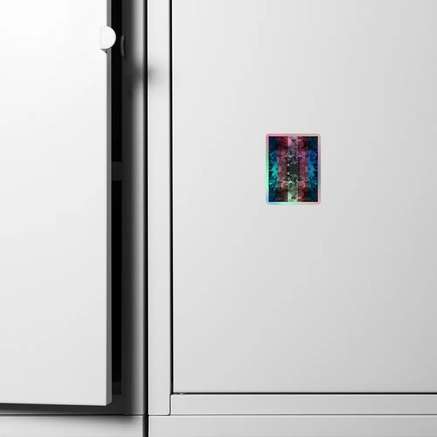 Transgender Pride Flag Sticker (Textured Variation) product image (6)