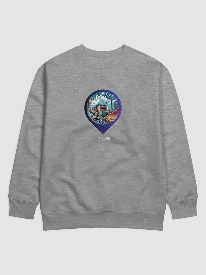 Cotton Heritage Premium Sweatshirt | AI Design Istanbul city product image (2)