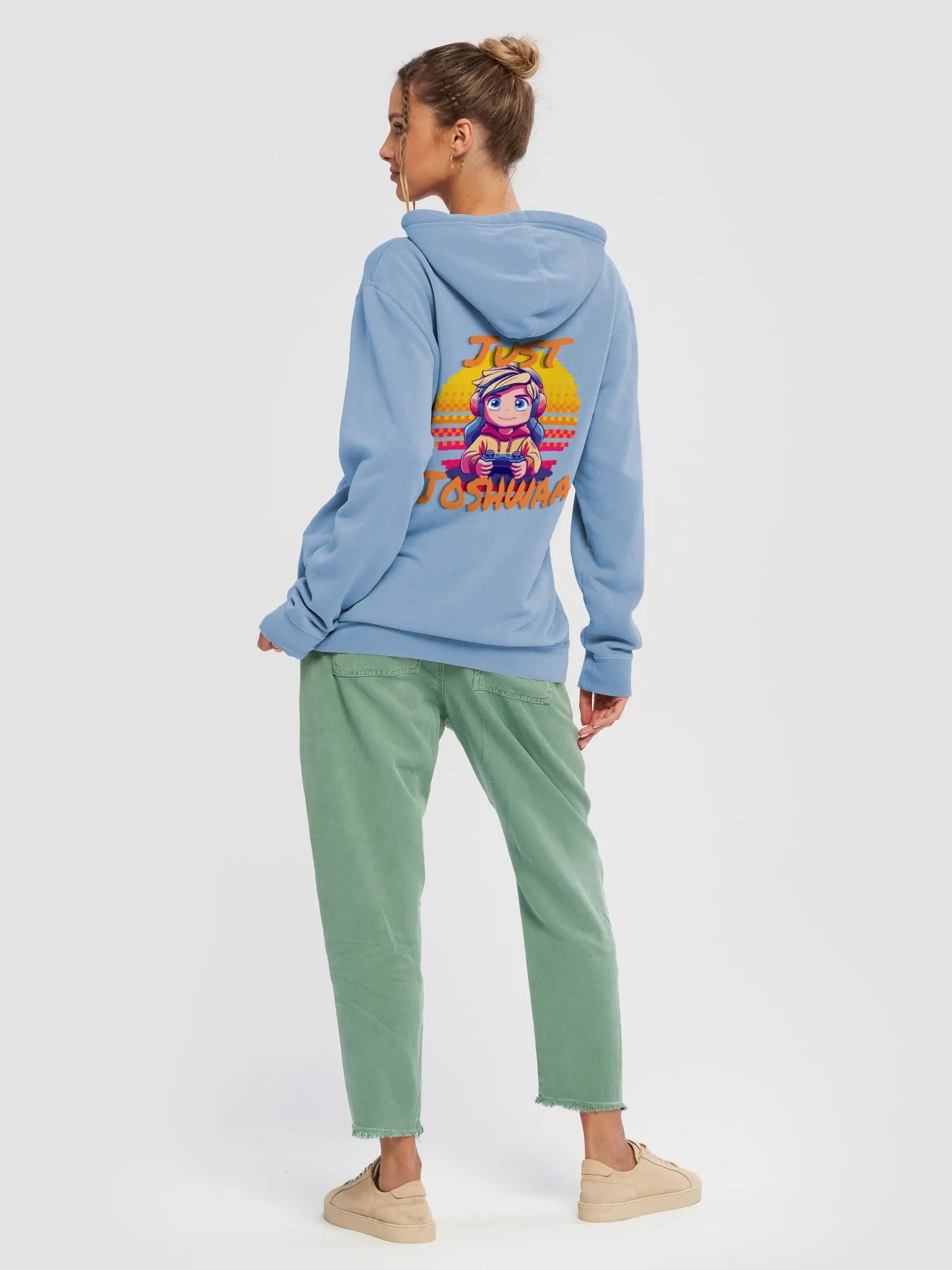 Baby blue Hoodie product image (4)