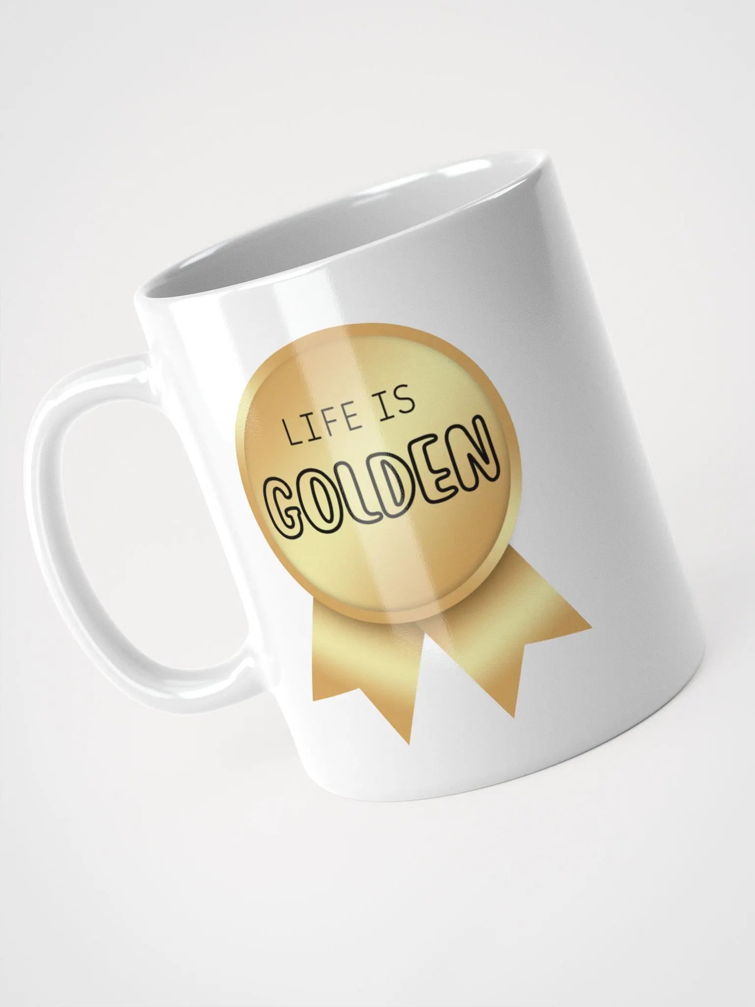 Life Is Golden Mug – Sip in Style, Savour the Moment product image (3)