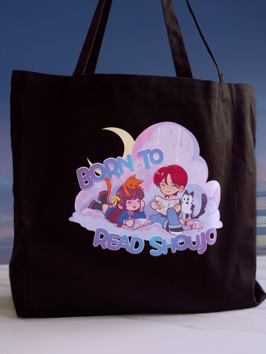Born to Read Shoujo Tote Bag (Night Version) product image (4)