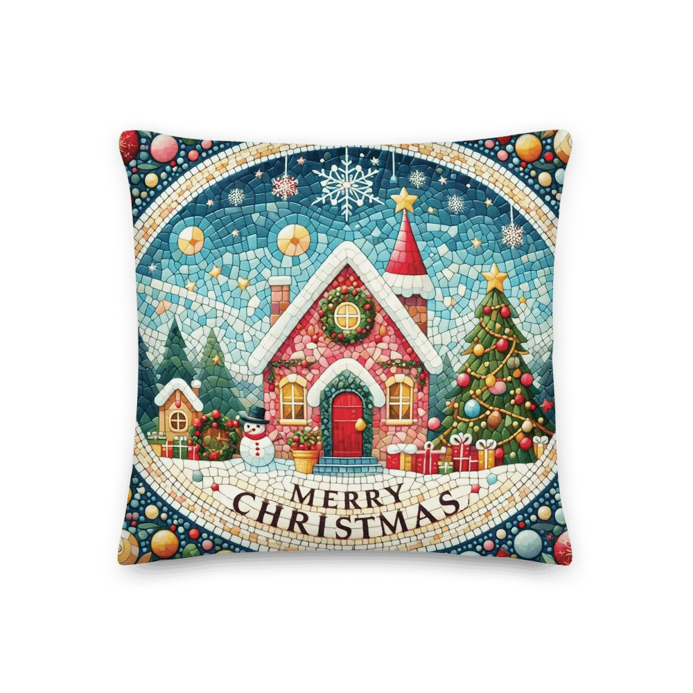 Mosaic Christmas Magic Pillow product image (1)