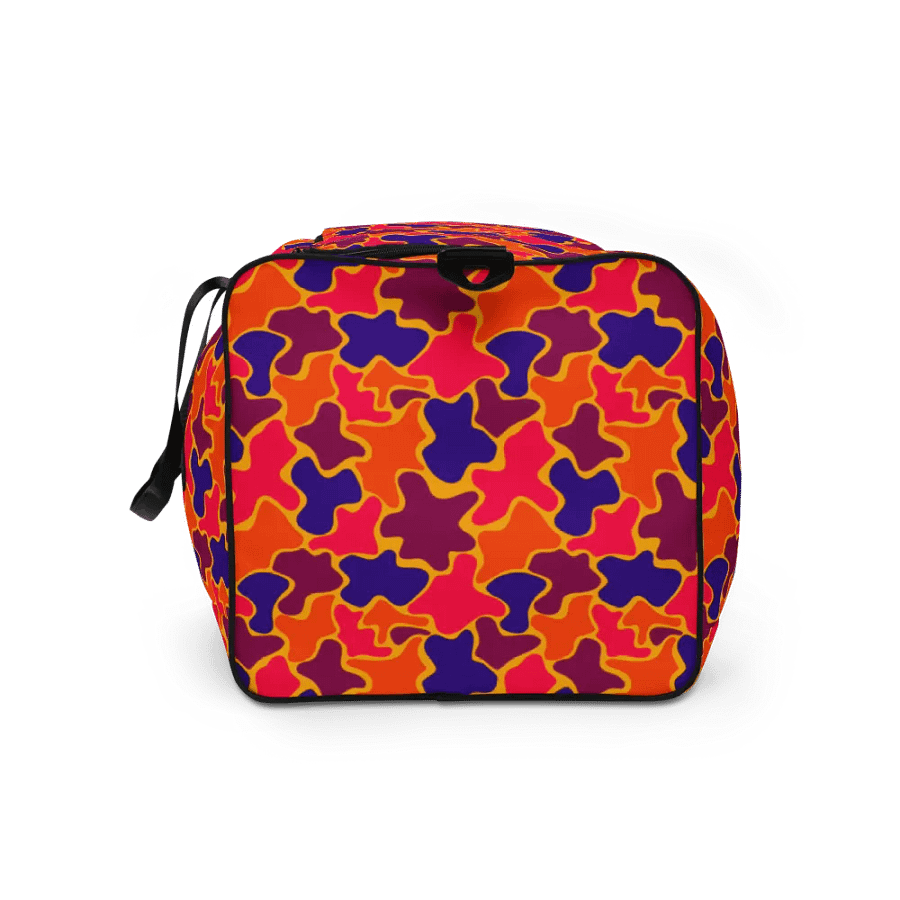 Multi Colored Pattern Blobs Bomber Duffel Bag product image (11)